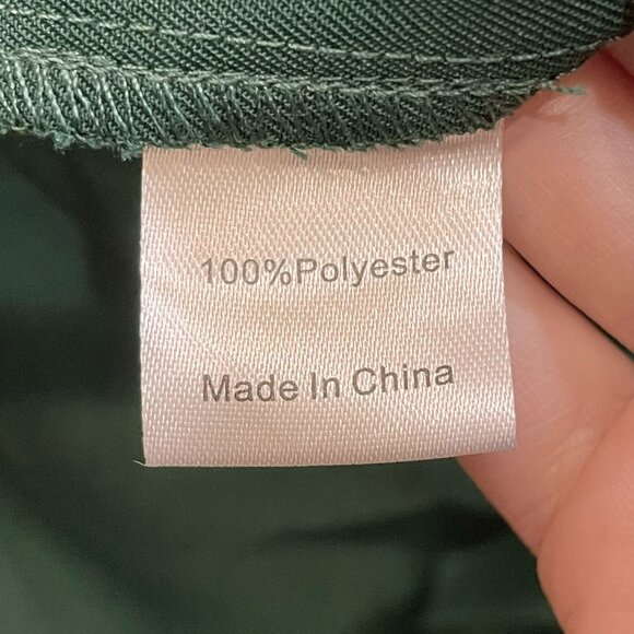 New Tuckernuck Erin Satin Wide Leg Trouser Rainforest Green XS $178 - Picture 5 of 6